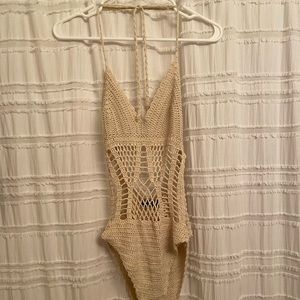 Crochet one piece bikini